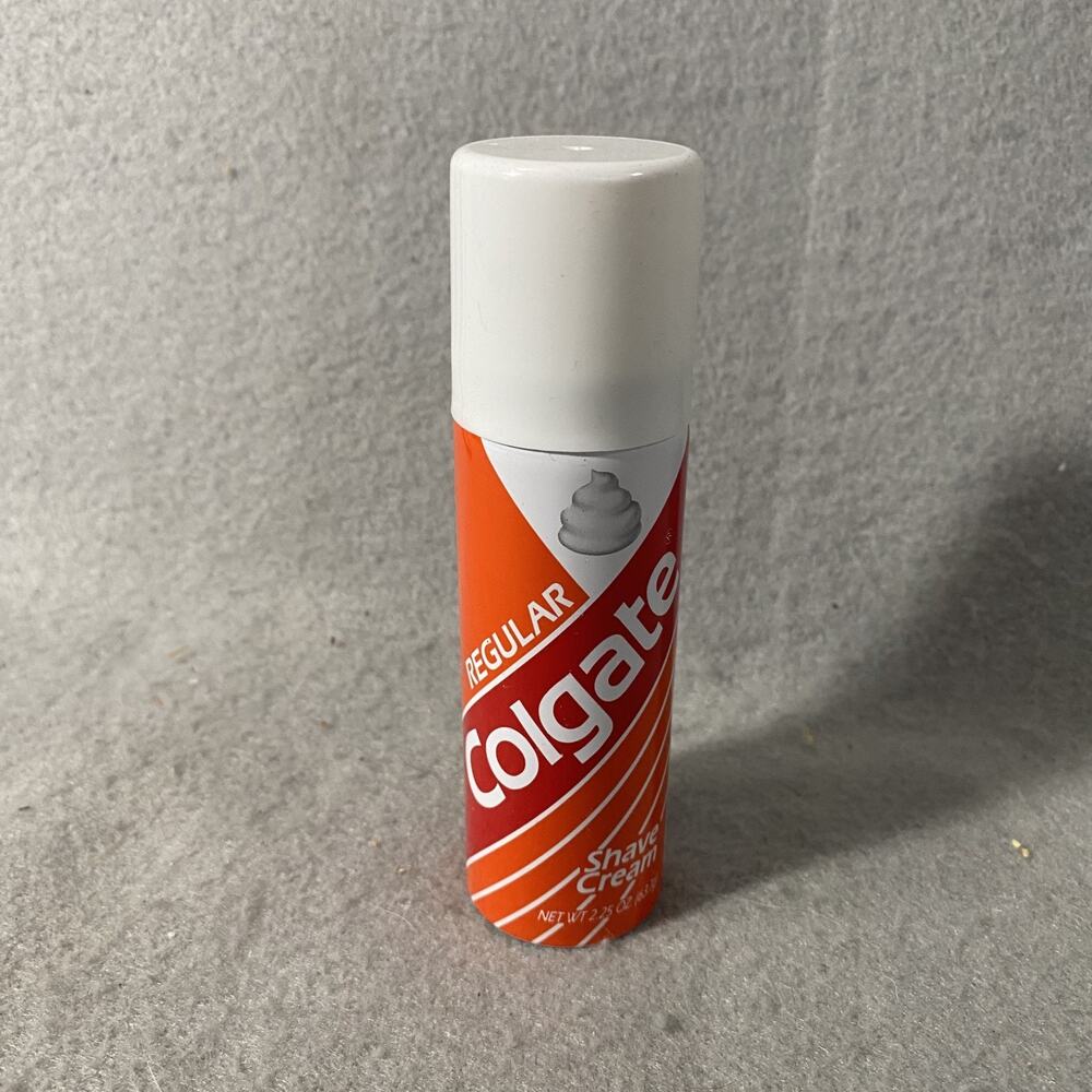 New Vintage Colgate Shaving Shave Cream Regular 2.25 oz Travel Size Film Prop